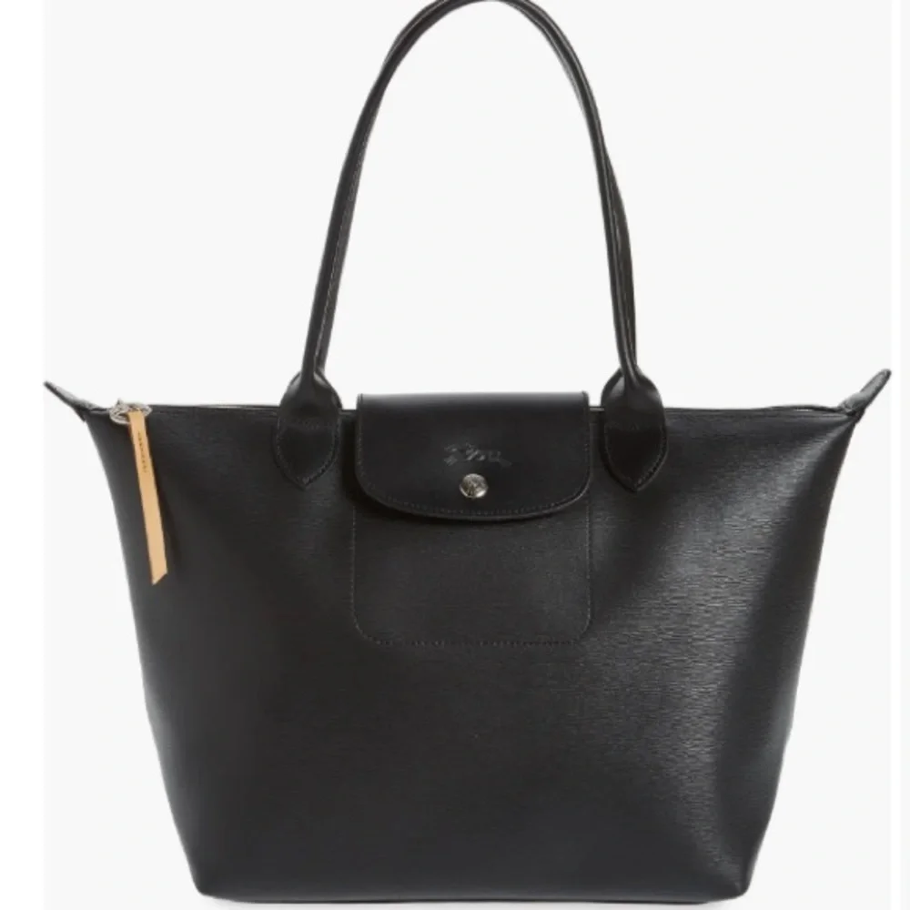 Longchamp Le Pliage Elegant Black Shoulder Tote Bag - Picture 2 of 6